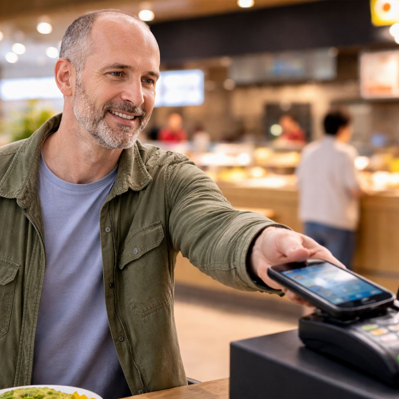 Essenszuschuss Mitarbeiterbenefit: Bezahlung im Restaurant per App oder Karte als steueroptimierter Benefit